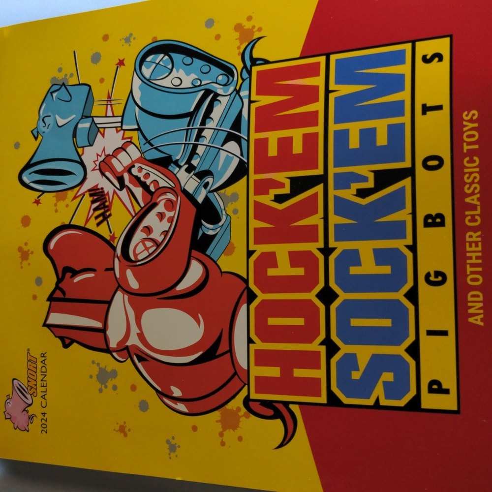 2024 Snort calendar classic toys, wall calendar featuring Snort and classic toys